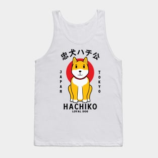 Hachiko Loyal Dog Tank Top